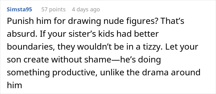 Woman Is Shocked By Nephew’s Drawings, Demands He Be Punished Woman Is Shocked By Nephew’s Drawings, Demands He Be Punished