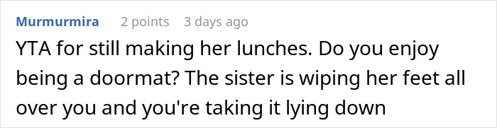 Woman Cooks For Her SIL Every Day, Gets Complaints About The Meals Being Too &ldquo;Bourgeois&rdquo;