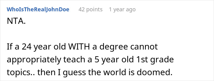 Mom Underestimates 24YO Teacher With No Kids, Demands That Principal Switch Her Daughter’s Class Mom Underestimates 24YO Teacher With No Kids, Demands That Principal Switch Her Daughter’s Class
