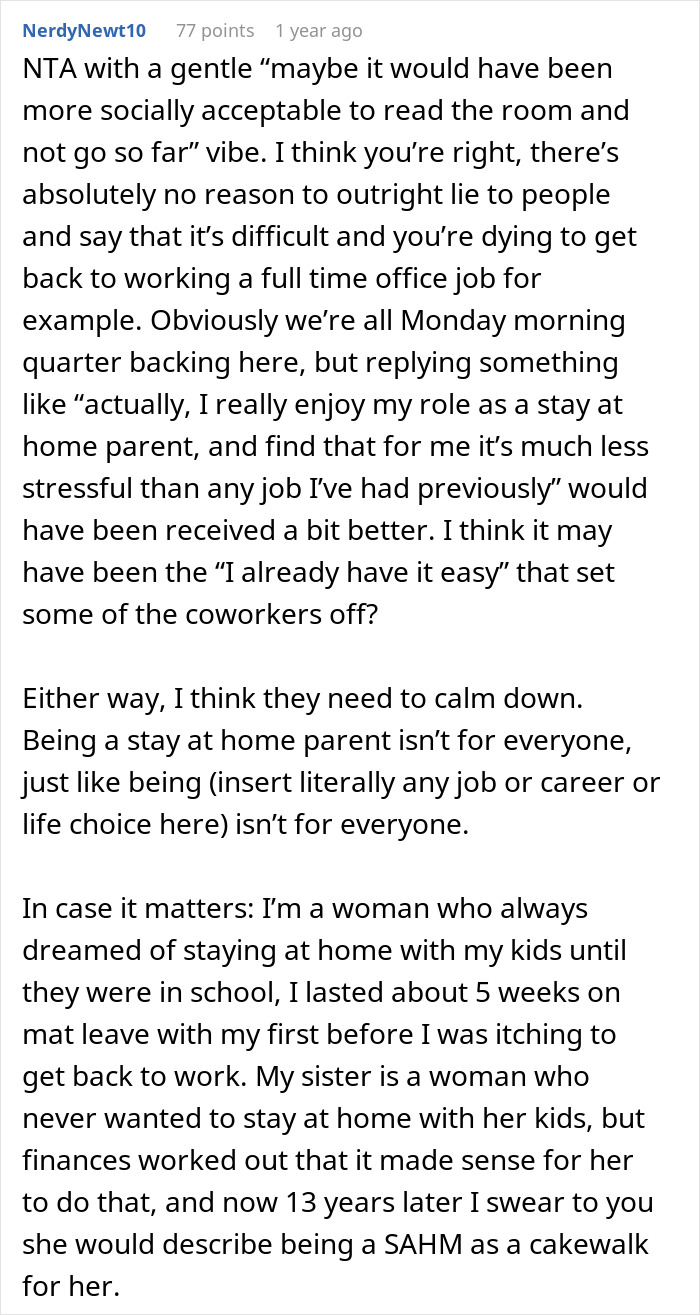 Stay-At-Home-Dad Bashed By Wife And Her Friends After Admitting The Job Is A &ldquo;Cakewalk&rdquo; For Him