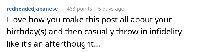 Wife Decides She&rsquo;s Had Enough Of Her Marriage After Husband Ruins Her Birthday For The 2nd Time