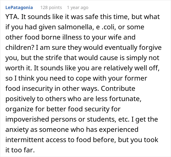 Spouse’s Meal Grosses Wife Out, She Accuses Him Of Risking Family’s Health To Prove A Point Spouse’s Meal Grosses Wife Out, She Accuses Him Of Risking Family’s Health To Prove A Point
