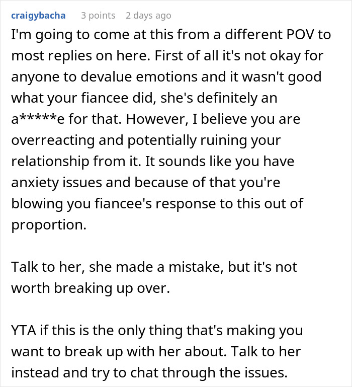 Bad Joke Ruins Engagement As Man&rsquo;s Sister Reveals What Fianc&eacute;e&rsquo;s Been Saying Behind His Back