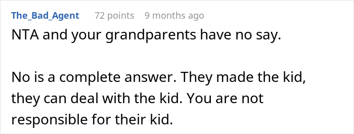 Teenager Rejects Father&rsquo;s Request To Babysit Newborn Half Brother For Three Hours Daily