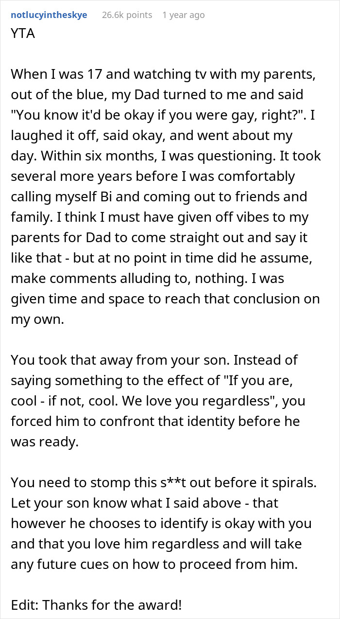 Parent Outs Son’s ‘Not-So-Secret’ Boyfriend, Bursts Out Laughing When He Says He’s Not Gay Parent Outs Son’s ‘Not-So-Secret’ Boyfriend, Bursts Out Laughing When He Says He’s Not Gay