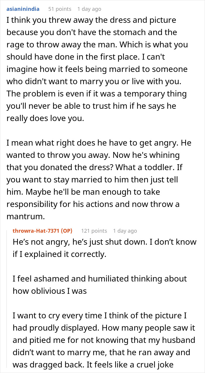 Wife Heartbroken After Finding Out That Her Husband Of 9 Years Didn’t Really Want To Marry Her Wife Heartbroken After Finding Out That Her Husband Of 9 Years Didn’t Really Want To Marry Her