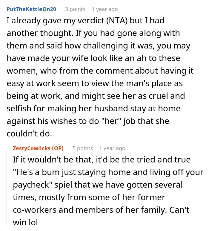 Stay-At-Home-Dad Bashed By Wife And Her Friends After Admitting The Job Is A &ldquo;Cakewalk&rdquo; For Him