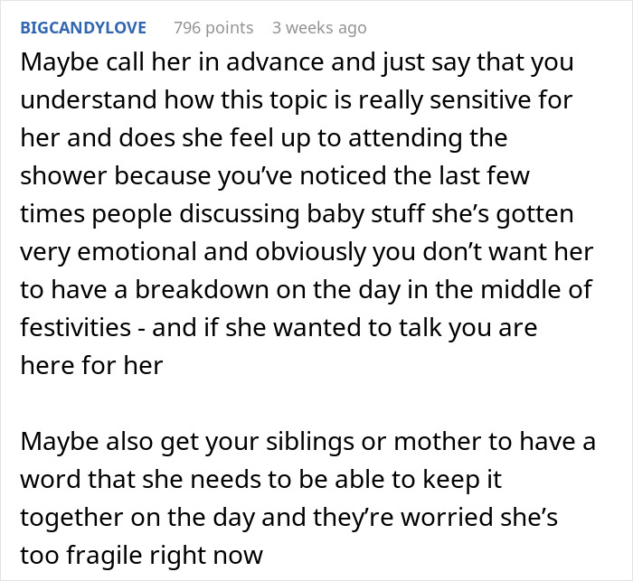 Pregnant Woman Wonders If It's Rude To Exclude Infertile SIL Who&rsquo;s Prone To Emotional Outbursts
