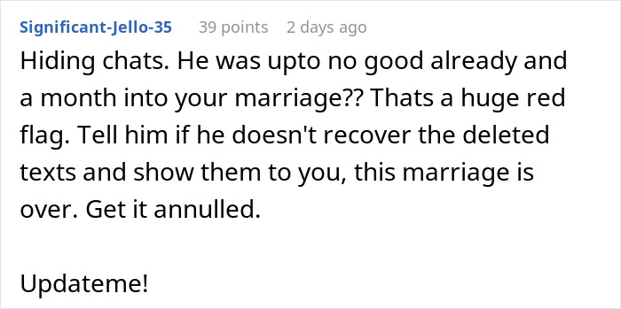 &ldquo;Would I Be The Jerk If I Ended My Marriage On The Day We Got Back From Our Honeymoon?&rdquo;