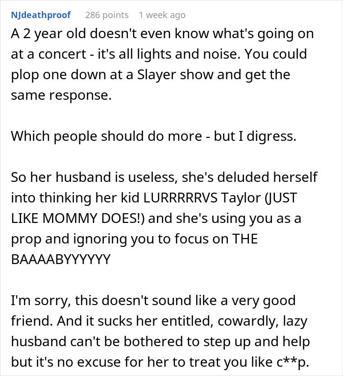 Mom Beside Herself After Going To Taylor Swift Concert As Her 2YO Isn&rsquo;t There, Upsets Friend