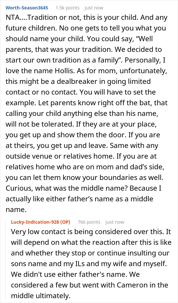 New Dad Shuts Up Rude Grandma Throwing Huge Fit Over Newborn's ‘Ugly’ Name, Seeks Support Online New Dad Shuts Up Rude Grandma Throwing Huge Fit Over Newborn's ‘Ugly’ Name, Seeks Support Online