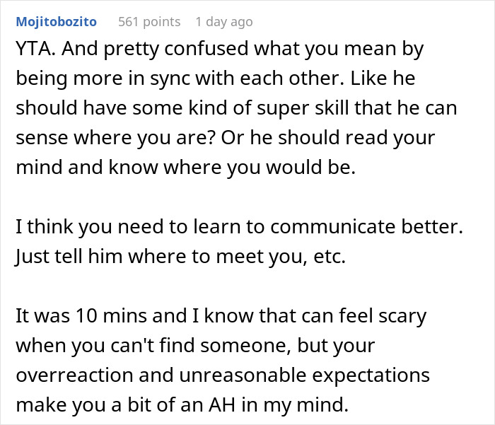 GF Wonders About Strength Of Relationship After BF Doesn&rsquo;t Come Looking For Her After 10 Minutes