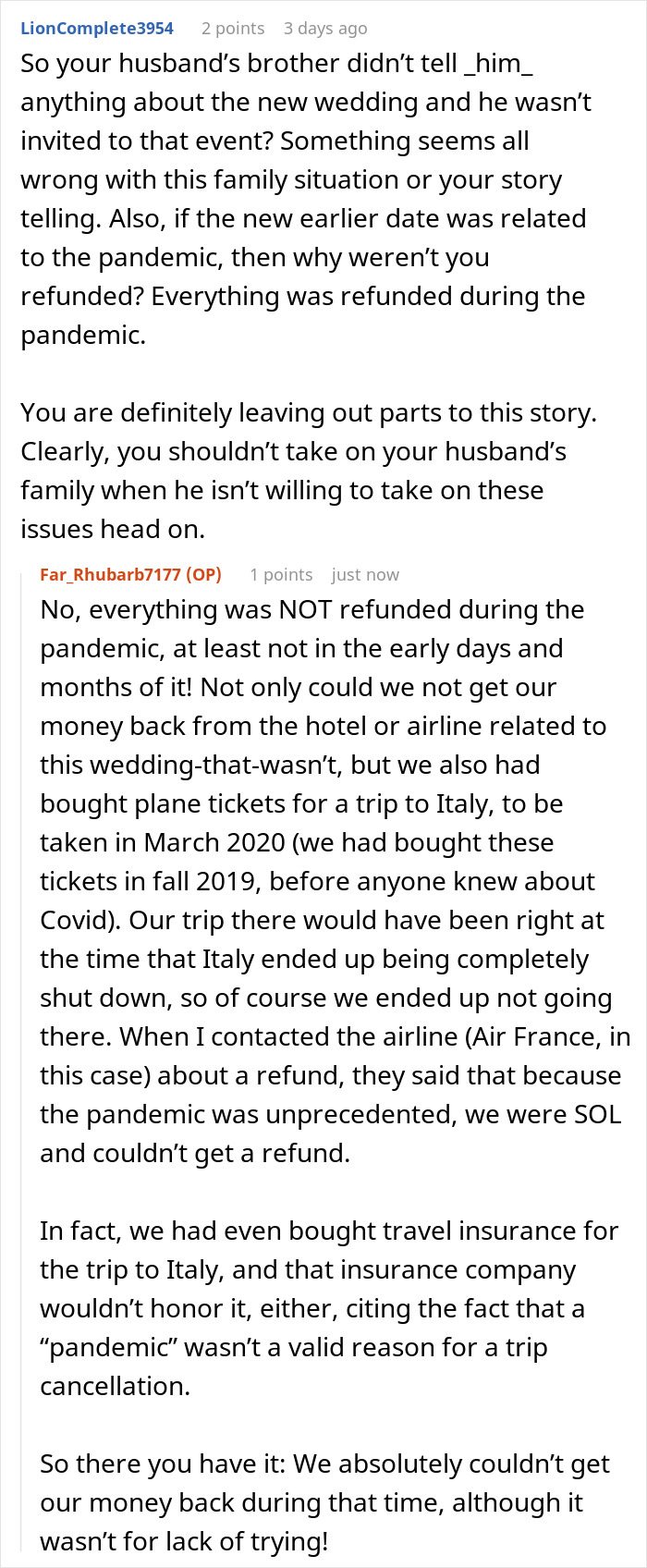 Bride Doesn&rsquo;t Bother To Inform Destination Wedding Guests About Change Of Plans, Aunt Is Furious