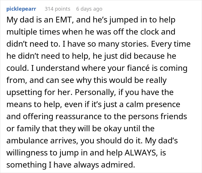 &ldquo;I Just Kept Eating&rdquo;: Nurse Confused Why Fiance Won&rsquo;t Live With Him After He Ignores Emergency