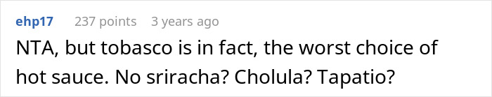 Woman Is Called An Idiot For Liking Hot Sauce By Her Friend&rsquo;s BF, Harshly Tells Him Off And Leaves