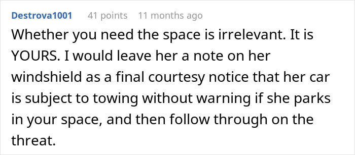 Neighbor&rsquo;s Mom Feels Entitled To Parking Spot, Homeowner Prepares For Showdown