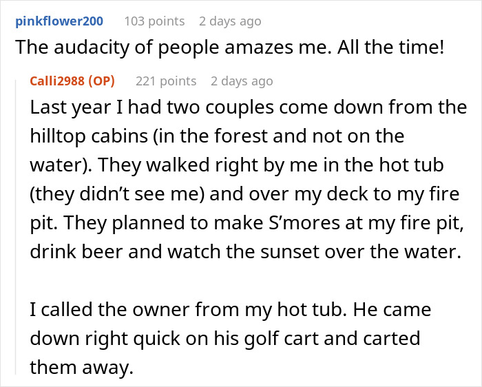 “Get Off My Deck”: Entitled Couple Demands Woman Share Her Gazebo, Gets Evicted Instead “Get Off My Deck”: Entitled Couple Demands Woman Share Her Gazebo, Gets Evicted Instead