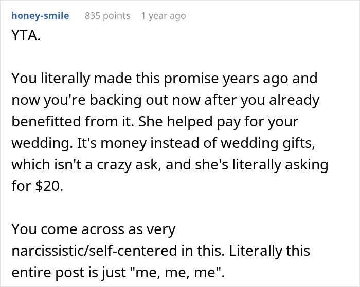 Woman Called &ldquo;Selfish&rdquo; For Refusing To Help Fund Friend&rsquo;s Wedding, People Agree With The Bride