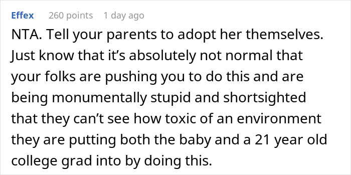 Parents Accuse Daughter Of Abandoning Sister's Baby After She Refuses To Adopt Her