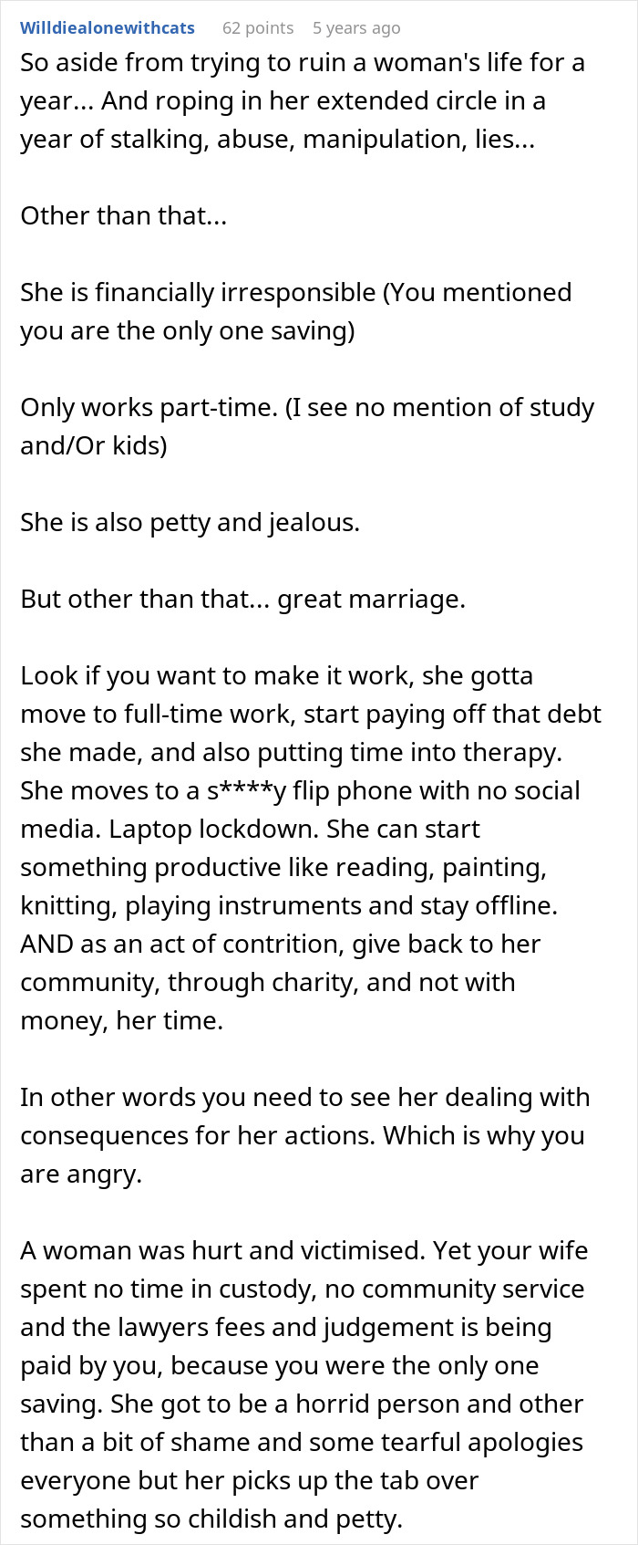 Woman&rsquo;s &ldquo;Stupid Lawsuit&rdquo; Empties Couple&rsquo;s Savings, Husband Can&rsquo;t Move Past It