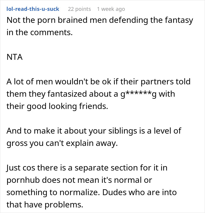 Man&rsquo;s &ldquo;Fantasy&rdquo; Makes Girlfriend Sick To Her Stomach, Now She Feels &ldquo;Horrible&rdquo; For Dumping Him