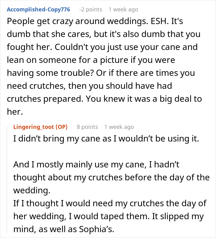 “It’s Her Special Day”: Teen Ruins Sister’s Wedding With His Crutches “It’s Her Special Day”: Teen Ruins Sister’s Wedding With His Crutches