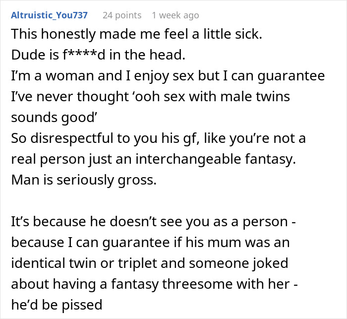 Man&rsquo;s &ldquo;Fantasy&rdquo; Makes Girlfriend Sick To Her Stomach, Now She Feels &ldquo;Horrible&rdquo; For Dumping Him