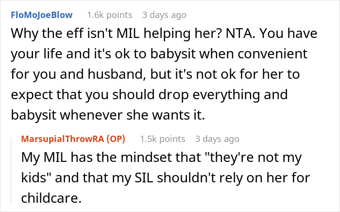 Woman Lashes Out At SIL For Not Canceling Her Wedding Anniversary Plans To Watch Her Kids