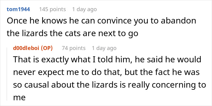 BF Expects GF To Give Away Her Pets To Move In With Him, She Considers Ending The Relationship BF Expects GF To Give Away Her Pets To Move In With Him, She Considers Ending The Relationship