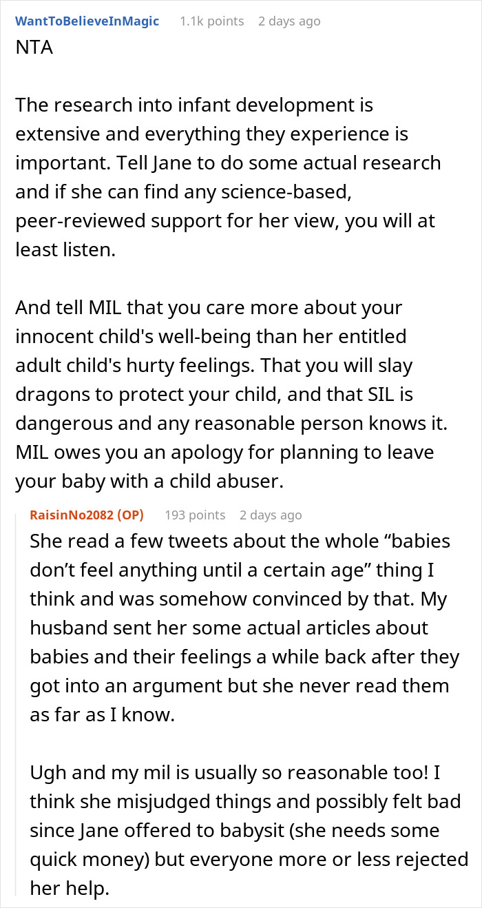 &ldquo;She Thinks They Cry For No Reason&rdquo;: SIL Gets A Reality Check When Mom Refuses To Let Her Babysit