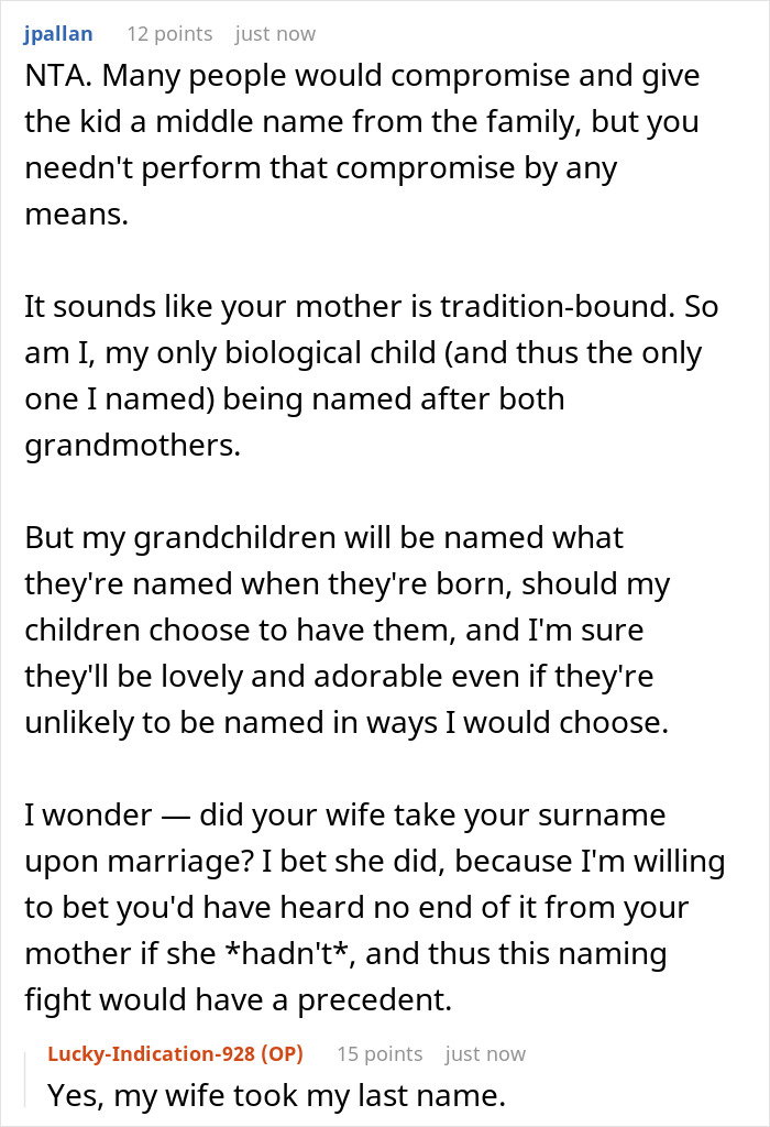 New Dad Shuts Up Rude Grandma Throwing Huge Fit Over Newborn's ‘Ugly’ Name, Seeks Support Online New Dad Shuts Up Rude Grandma Throwing Huge Fit Over Newborn's ‘Ugly’ Name, Seeks Support Online