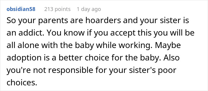 Parents Accuse Daughter Of Abandoning Sister's Baby After She Refuses To Adopt Her