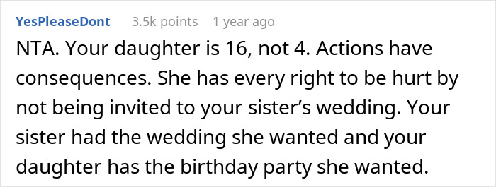 Niece Refuses To Invite Aunt To Her Birthday After Wedding Exclusion, Aunt Turns Passive-Aggressive