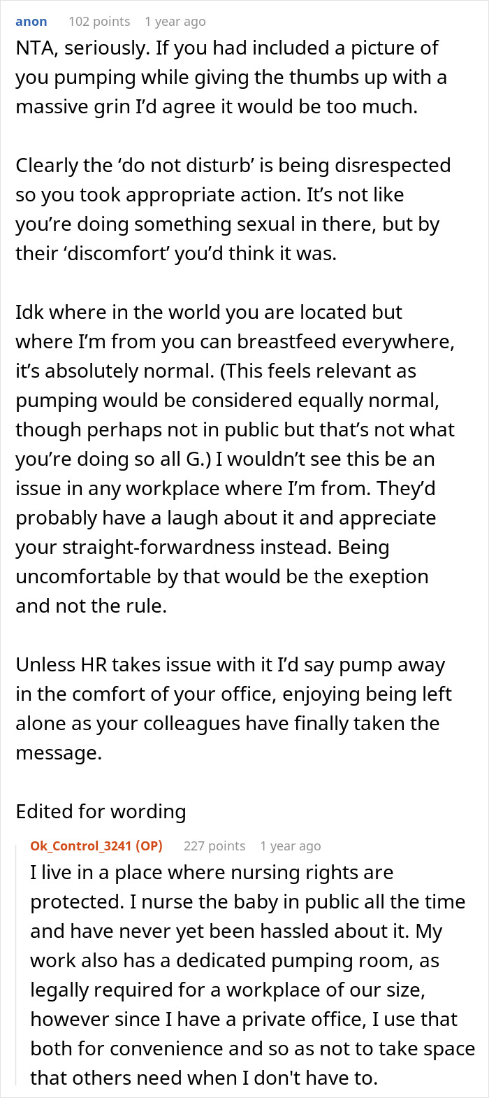 Mom Finds A Way To Keep Coworkers From Disturbing Her While She Pumps, Makes Them Uncomfortable