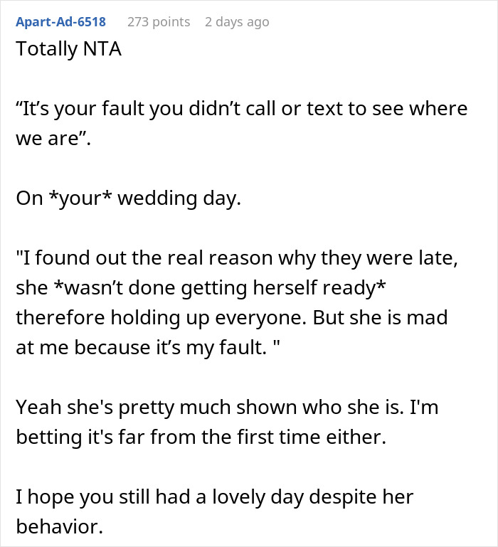 Bride&rsquo;s Mom Values Appearance So Much She Misses Daughter&rsquo;s Wedding Ceremony, Gets Angry With Her