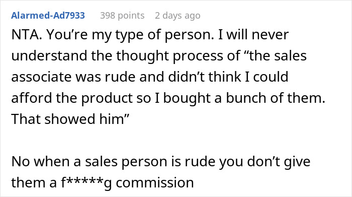 Wife Has A ‘Pretty Woman’ Moment, Returns Hubby’s Gifted Bag To Spite Rude Sales Assistant Wife Has A ‘Pretty Woman’ Moment, Returns Hubby’s Gifted Bag To Spite Rude Sales Assistant