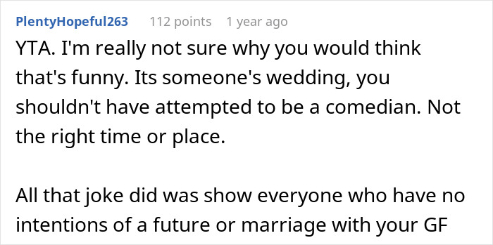 “Nobody Laughed”: Guy Leaves Wedding With His Tail Between His Legs After “Joke” Fails “Nobody Laughed”: Guy Leaves Wedding With His Tail Between His Legs After “Joke” Fails