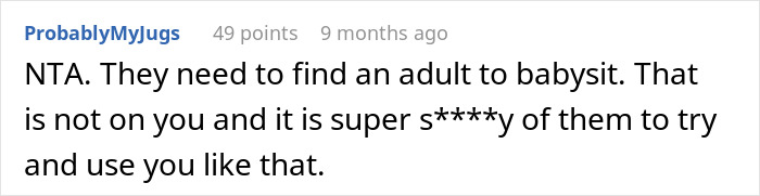 Teenager Rejects Father&rsquo;s Request To Babysit Newborn Half Brother For Three Hours Daily