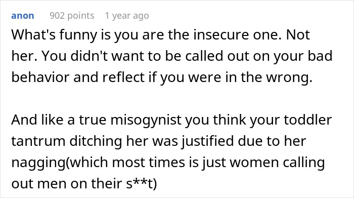 Man Leaves GF Without A Ride And Ignores Her Calls For Not Dropping His Misogynistic Comment Man Leaves GF Without A Ride And Ignores Her Calls For Not Dropping His Misogynistic Comment