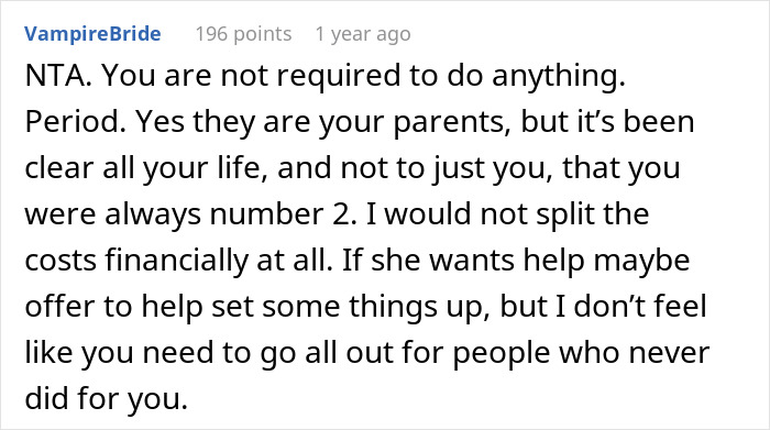 Woman Rejects Sister&rsquo;s Request To Help With Parents&rsquo; Anniversary After Years Of &lsquo;Favoritism&rsquo;