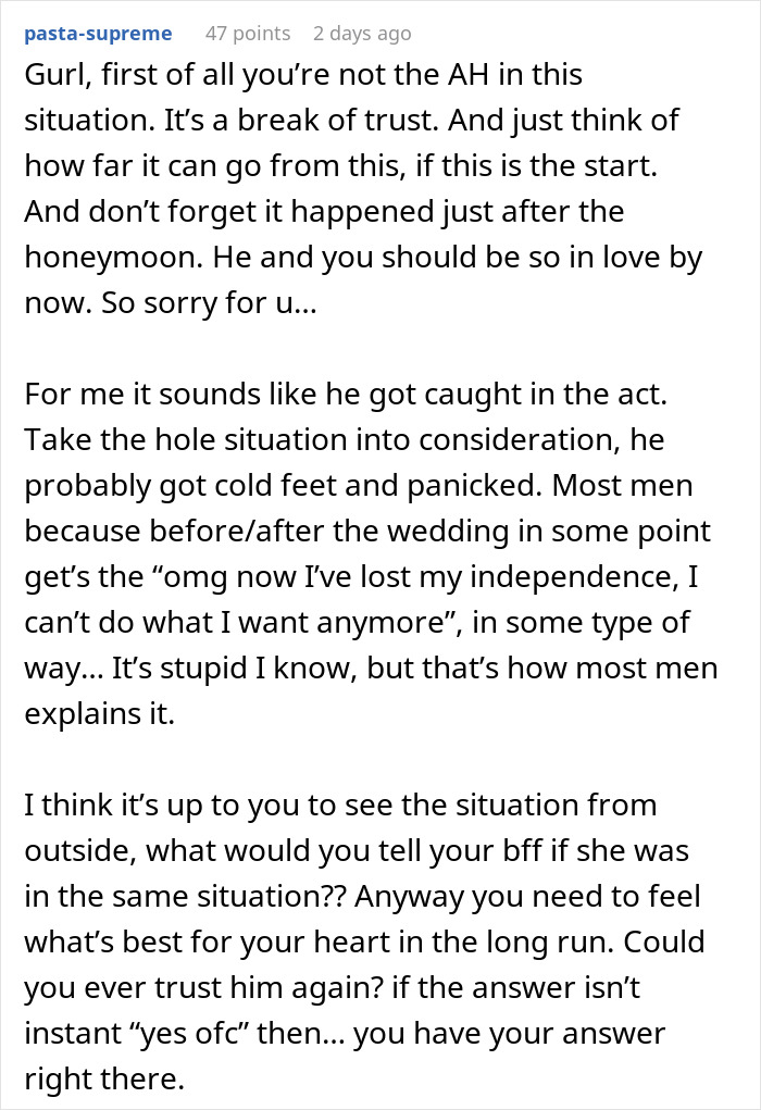 &ldquo;Would I Be The Jerk If I Ended My Marriage On The Day We Got Back From Our Honeymoon?&rdquo;
