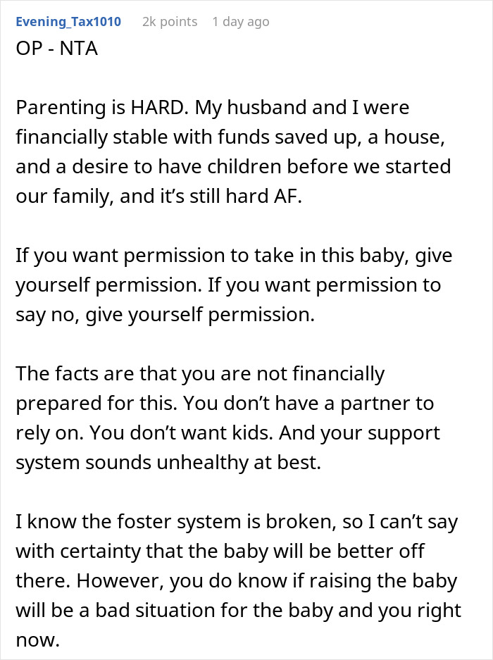 Parents Accuse Daughter Of Abandoning Sister's Baby After She Refuses To Adopt Her