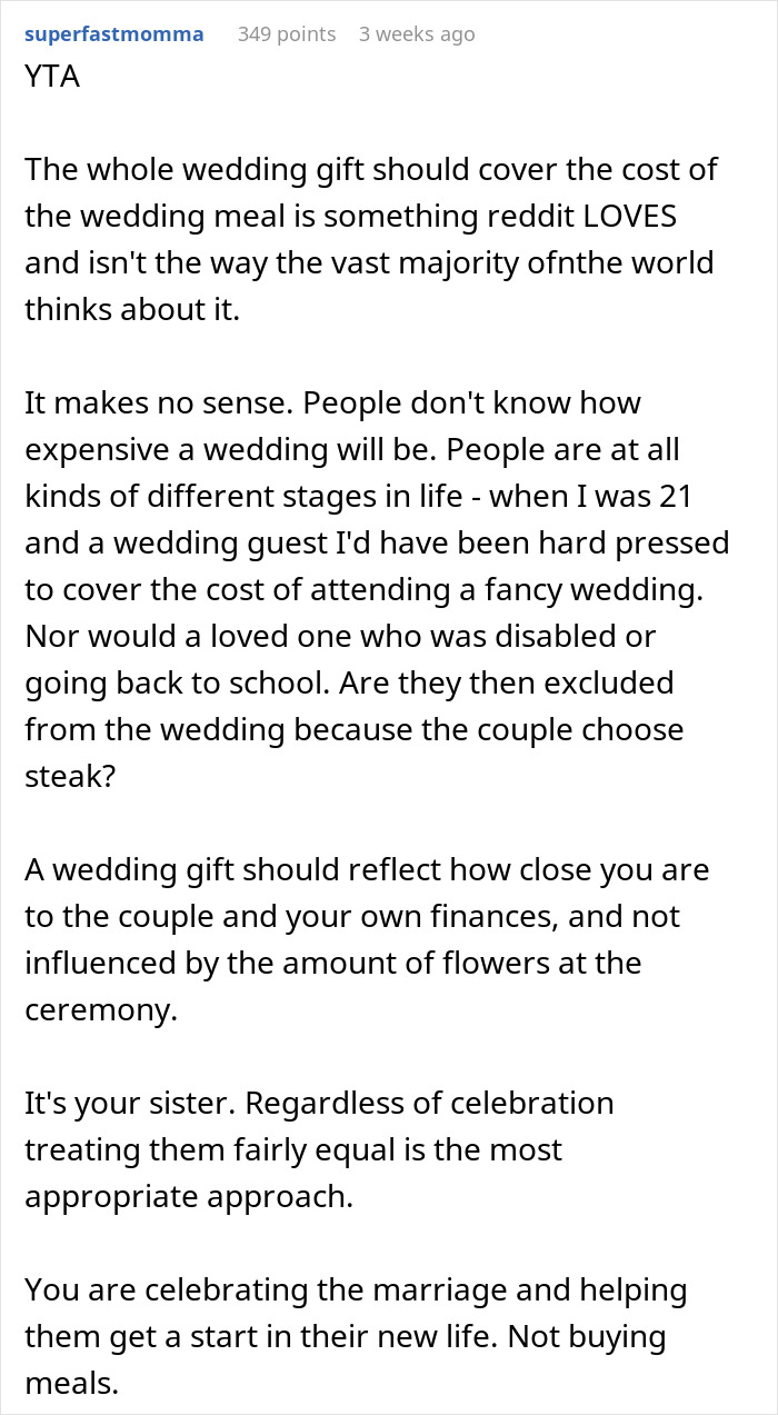 Drama Ensues After Woman Finds Out About A Wedding Gift Her Brother Got For Sister Drama Ensues After Woman Finds Out About A Wedding Gift Her Brother Got For Sister