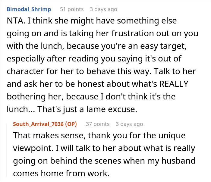 Woman Cooks For Her SIL Every Day, Gets Complaints About The Meals Being Too &ldquo;Bourgeois&rdquo;