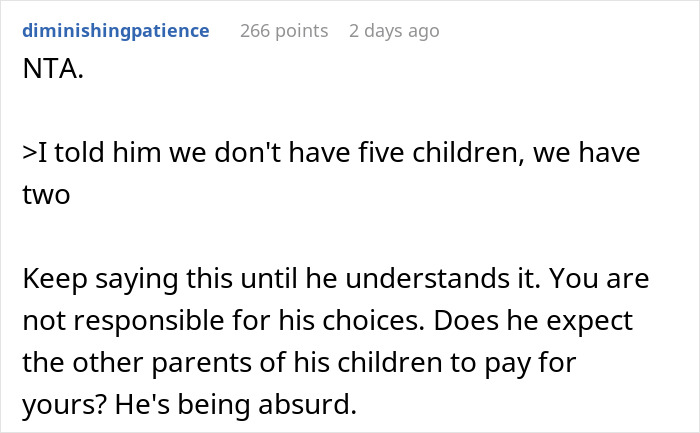 &ldquo;AITA For Reminding My Ex I&rsquo;m Only Responsible For Our Children And Not All Of His Kids?&rdquo;