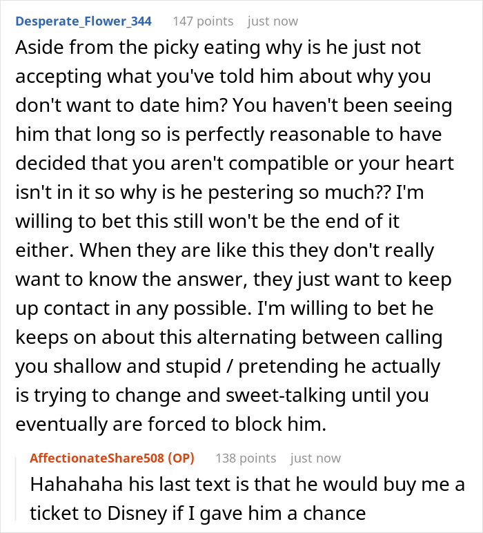 30YO Acts Like A Kid When It Comes To Food, Won&rsquo;t Eat Anything &ldquo;Complicated&rdquo;, Chef GF Dumps Him