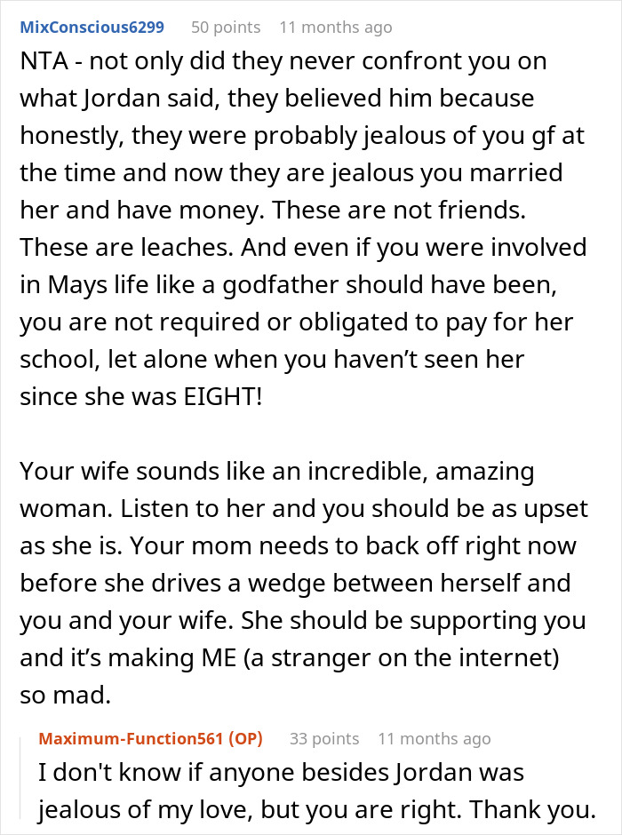Guy Betrays Close Friend, 10 Years Later Asks Him To Pay For Kid's College Shamelessly, He Refuses Guy Betrays Close Friend, 10 Years Later Asks Him To Pay For Kid's College Shamelessly, He Refuses