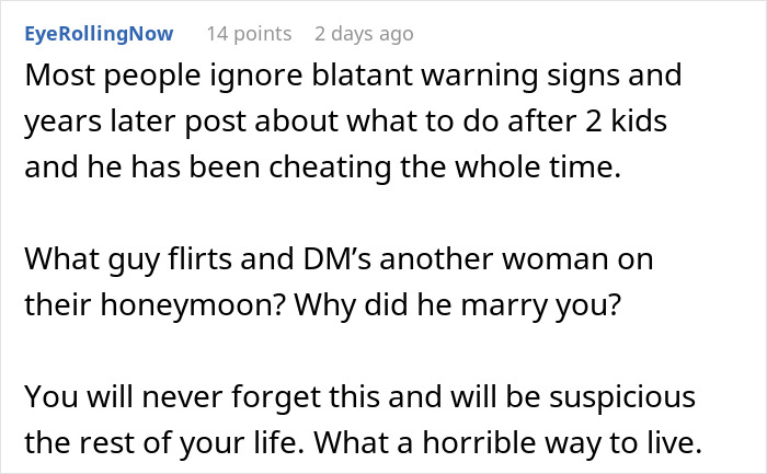 &ldquo;Would I Be The Jerk If I Ended My Marriage On The Day We Got Back From Our Honeymoon?&rdquo;