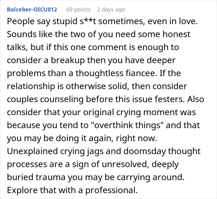 Bad Joke Ruins Engagement As Man&rsquo;s Sister Reveals What Fianc&eacute;e&rsquo;s Been Saying Behind His Back