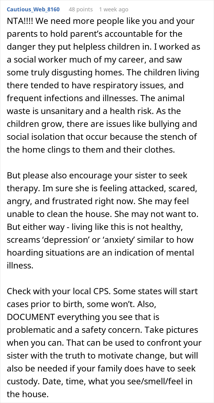 Family Threatens Pregnant Sister With Custody Of The Baby Because Of Her “Zoo-Like”, Filthy Home Family Threatens Pregnant Sister With Custody Of The Baby Because Of Her “Zoo-Like”, Filthy Home